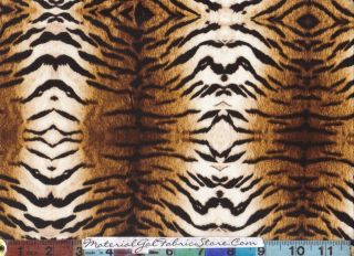 Animal Print Fabric ~ Tiger Skin Call of the Wild Baum Textiles