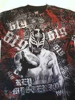 REY MYSTERIO Aztec T shirt WWE Authentic NEW