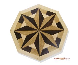 Hardwood Flooring Medallion Octagon Inlay 36”