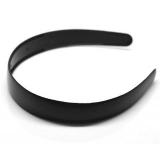12PCs Black Plastic Hairband Headband 38cm(15) long