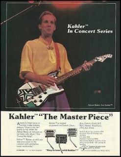 Newly listed ADRIAN BELEW 1984 KAHLER TREMOLO BRIDGE SYSTEMS AD 8X11