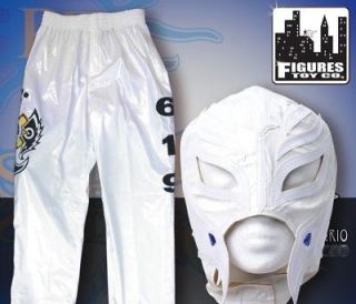 WWE Rey Mysterio White Rep Kid Size Mask & Pants Combo