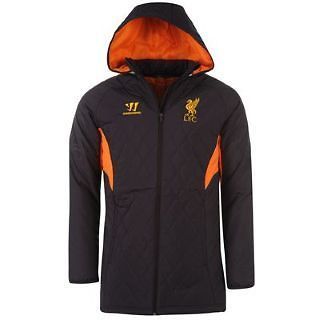 Mens Liverpool FC Stadium Jacket Coat   Size S M L XL   Orange/Black