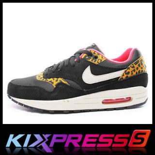 WMNS Air Max 1 [319986 026] NSW Running Leopard Pack Black/Gold Pink