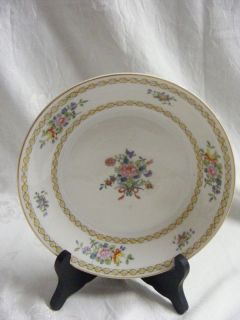 Vintage Nippon China 10th Mark White w Floral Boquet Soup Bowl 1891