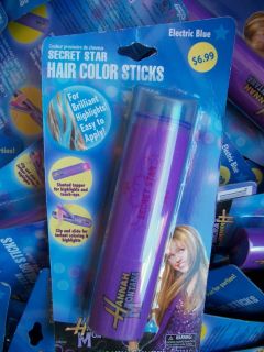 Hannah Montana Hair Color Sticks Blue Lot of 12 Costume Party Play