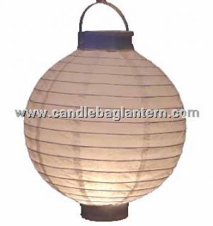 White Paper Hanging Lantern Battery Chinese Party Light