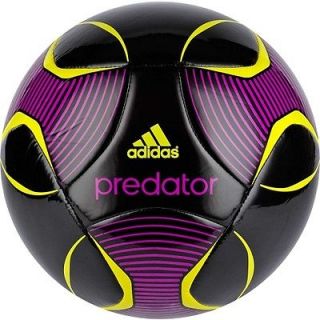 adidas UE League Predator Capitano 2012 Soccer BALL Black / Purple