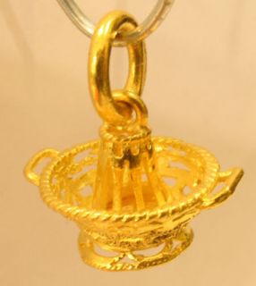 22K GOLD HOTPOT pendant CHARM FROM THAILAND #52