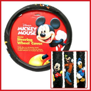 Mickey Mouse Steering Wheel Cover Car Auto Accesories