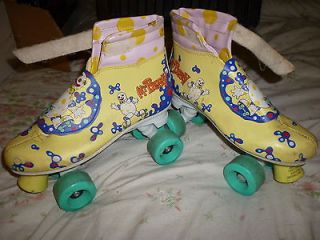BLOBBY CHILDRENS ROLLER SKATES SIZE 2 ADULT CONTINENTAL 35   4 WHEEL