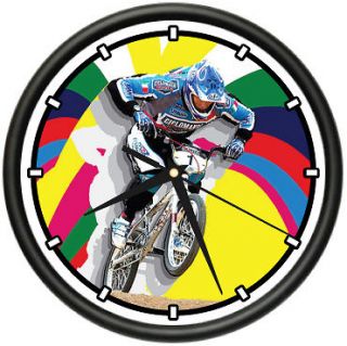 BMX Wall Clock bike freestyle parts frame rims gift 0