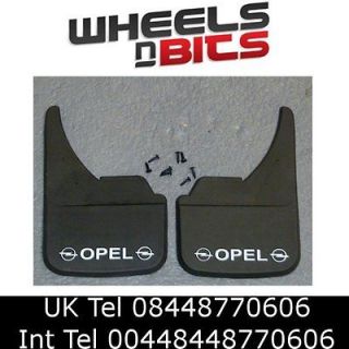 Mudflaps to fit Opel Vectra Astra Corsa Zafira Mud flaps Red Twin Logo