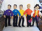 All Four Talking Wiggles Dolls Plus Captain Feathersword, great
