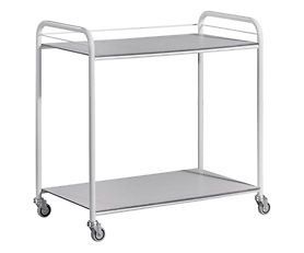 New Medical Laundry kitchen trolley cart 2 trays stainless steel