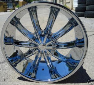 WHEELS AND TIRES RSW22 CHROME AVALANCHE 2007 2008 2009 2010 2011 2012