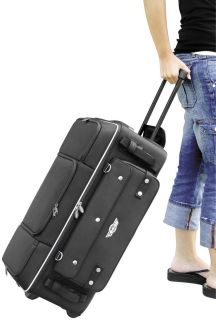 Dekker Luggage Suitcase Bag w Wheels 27” w x 11”H x 15”D