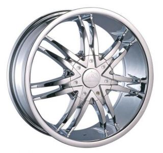 26 Wheels Rims Package Free Tires Borghini B14 Chrome 150 Expedition