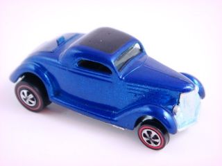 1969 Hot Wheels Classic 36 Ford Coupe Redline 6253 Blue
