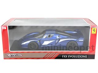 Hot Wheels Ferrari FXX Evoluzione Enzo 1 18 Blue
