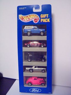 Hot Wheels Ford 5 Car Gift Pack Bronco 3 Window 34 32 Delivery T Bird