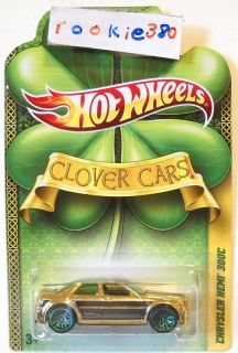 2011 Hot Wheels Clover Cars Chrysler 300C Hemi Gold Chrome