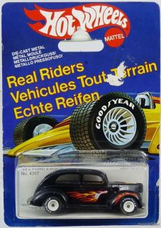 Foreign Hot Wheels Real Riders 40s Ford 2 Door 4367 83