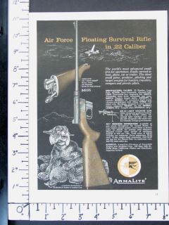 Rim Fire AR 7 Air Force Floating Survival Rifle Magazine Ad 59