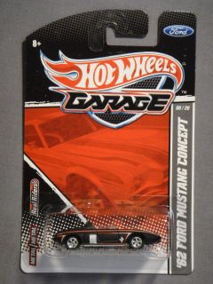 Hot Wheels Garage Real Riders 62 Ford Mustang Concept 9 Diecast Car