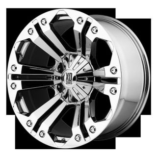 Monster Chrome Rims Tires Nitto Terra Grappler 325x60x18 Wheels