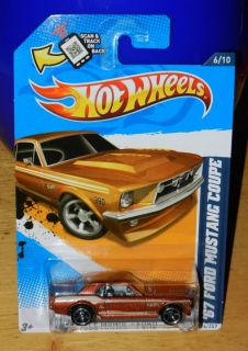 2012 Hot Wheels 67 Ford Mustang Coupe All Small Wheels ASW Error