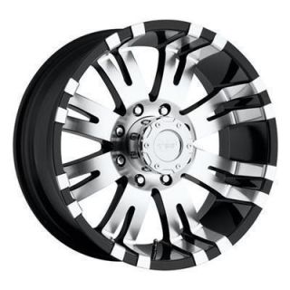 New Pro Comp Alloy Wheels 16 x 8 Black Machined 6x5 5 Set of 4