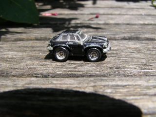 RARE Vintage Black Mini Hotwheels Car Plastic