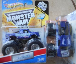 2011 HOT WHEELS Monster Jam #12 Blue Thunder 1:64 scale truck from B