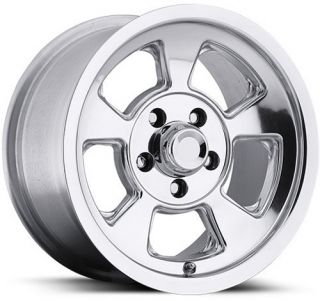Replica Slotted Polished 15 Alloy Wheels 5 Lug Ford Chevy