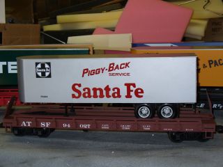 Very RARE USA Santafe Piggyback with Upgraded Metal Wheels