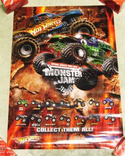 Hot Wheels Grave Digger Monster Jam Set Poster
