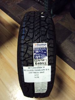 BF Goodrich Rugged Terrain T A 235 70R16 104T Brand New Tire