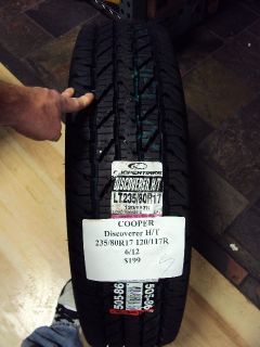Cooper Discoverer H T 235 80R17 120 117R Brand New Tire