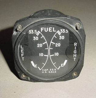 EA124AN 146H Twin Engine Aircraft Fuel Quantity Gauge