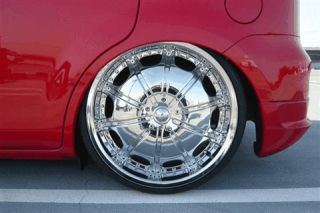 24 Wheels Rims Package Free Tires Rockstarr 557 Chrome Black 5x127