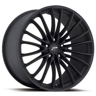 20 inch 20x8 5 Platinum Monarch Black Wheel Rim 5x120 Pilot Discovery