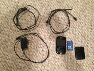 Unlocked Blackberry Curve 8520 EXTRAS Black Cell Phone Smartphone