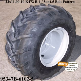 22x11 00 10 R 1 Lug Tire Rim Wheel for Grasshopper Zero Turn Riding