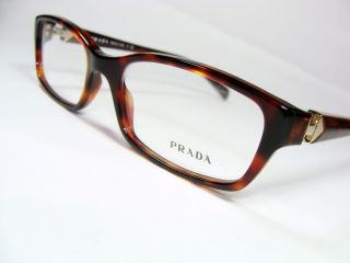 Prada Eyeglasses VPR 07N Tortoise AB6 1O1 New Auth