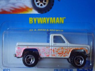 Hot Wheels Blue Card Bywayman Pickup Truck White 220
