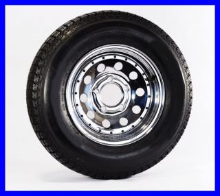 Trailer Tires Rims ST185 80D13 185 80D 13 13 St Chrome Modular w