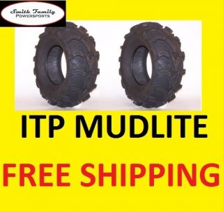 ITP Mud Lite at ATV New 25 Tires 25x11x10 25 11 10 Free Shipping