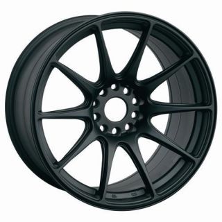 18 XXR 527 Flat Black Rims Wheels 18x8 75 20 5x100