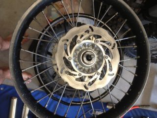 2002 KTM 200SX Rear Wheel Rim Rotor Axle Hub